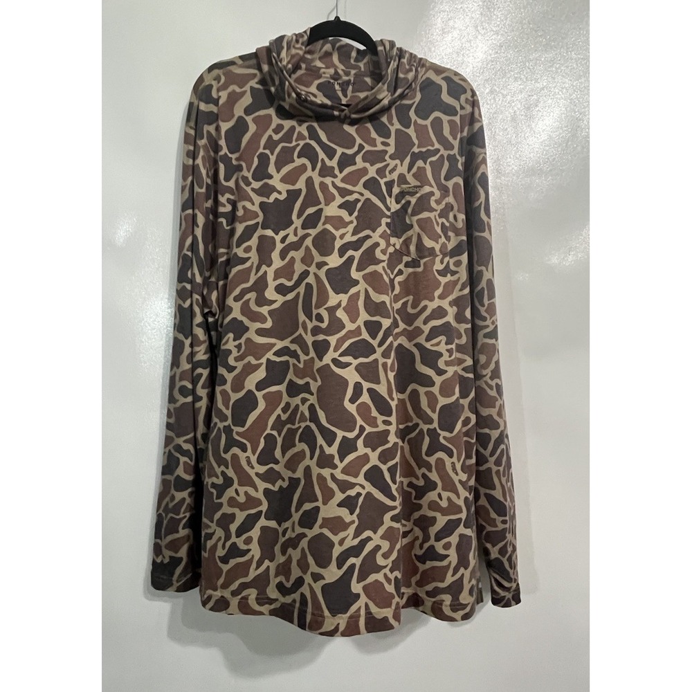Poncho Size 3XL Outdoors The Shell Bag Performance Hoodie Duck Camo